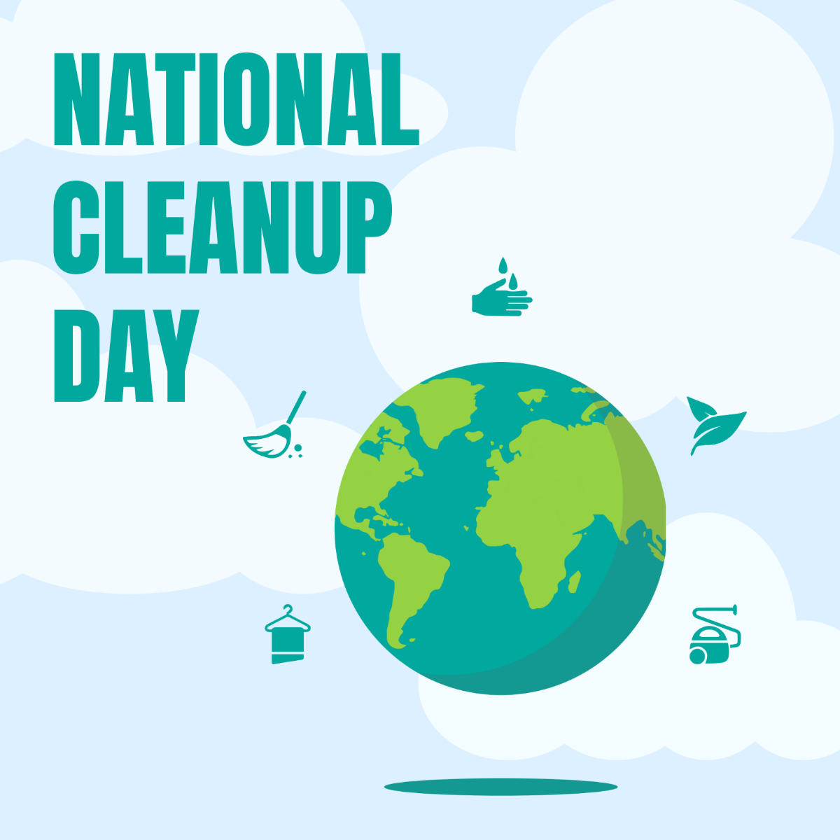 National CleanUp Day Instagram Post