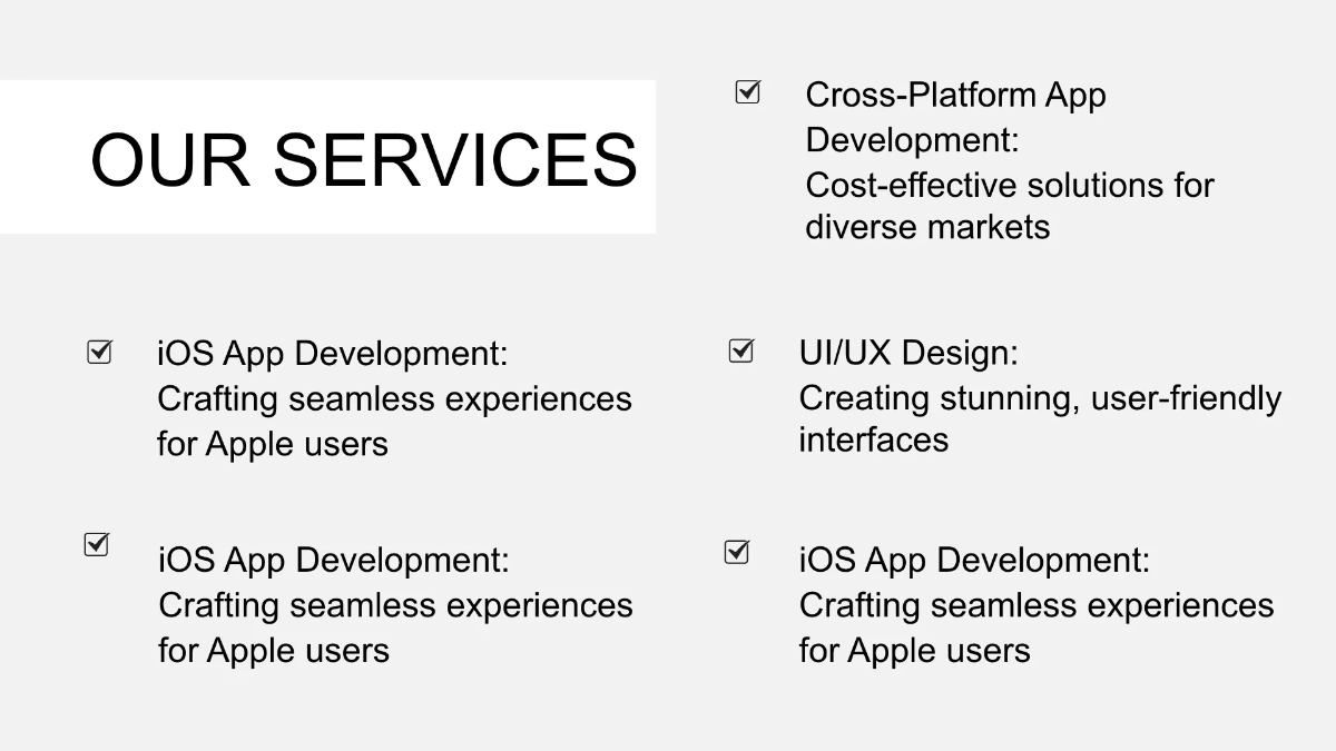 Free IT Mobile App Development Business Presentation Template to Edit Online
