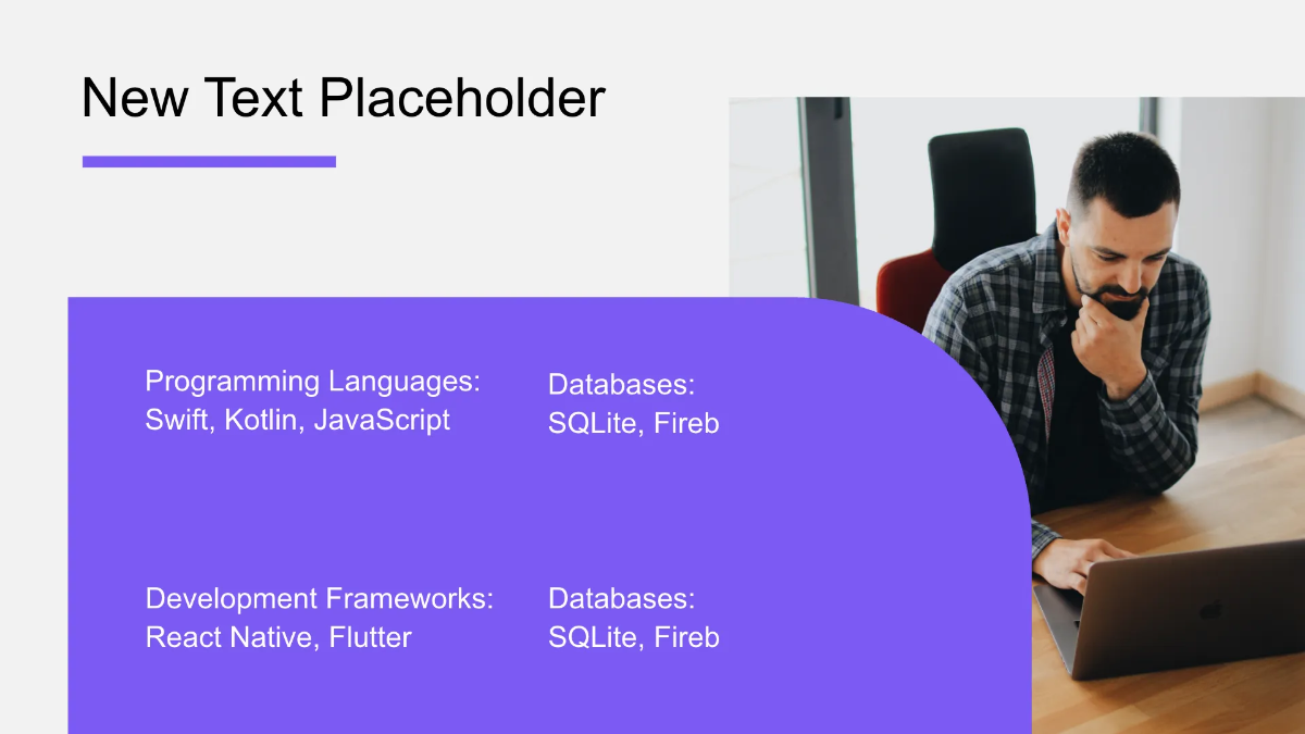 Free IT Mobile App Development Business Presentation Template to Edit Online