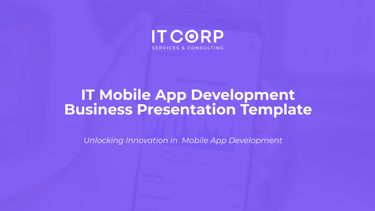 IT Mobile App Development Business Presentation Template