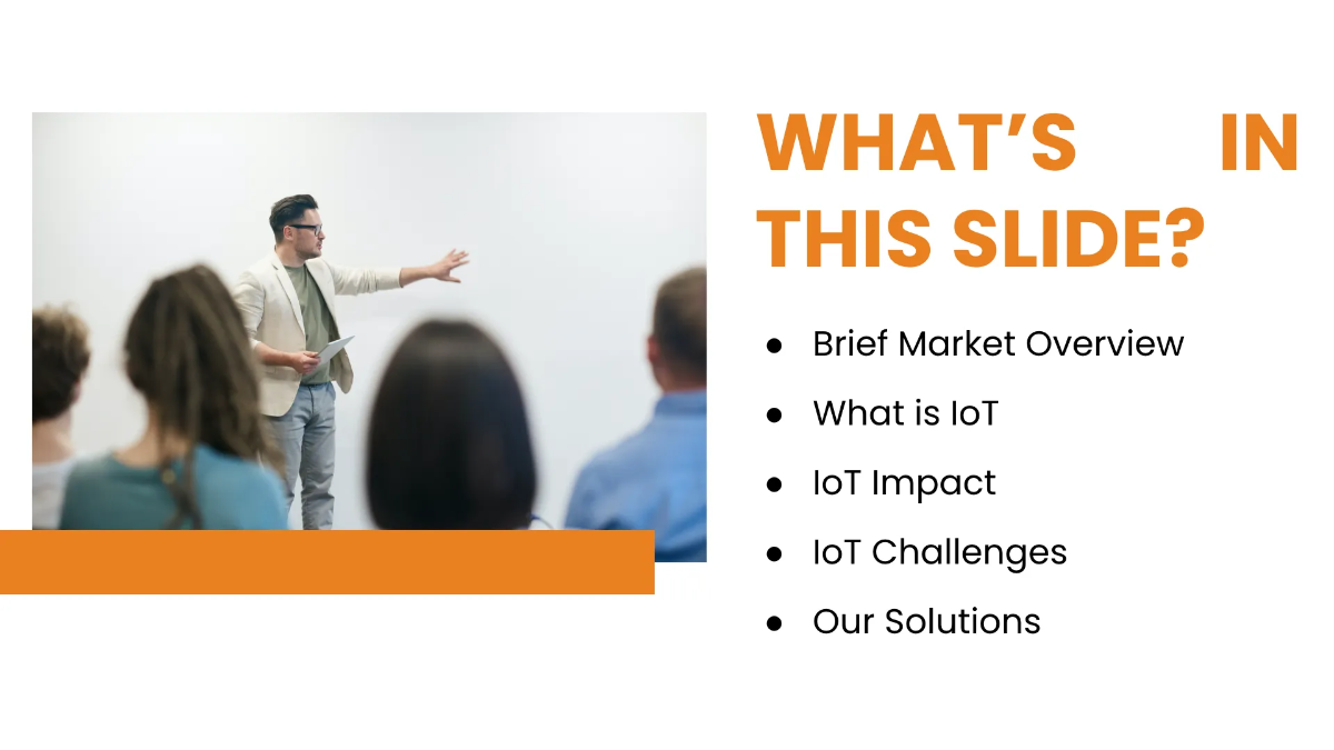 Free IoT Consulting Business Presentation Template to Edit Online