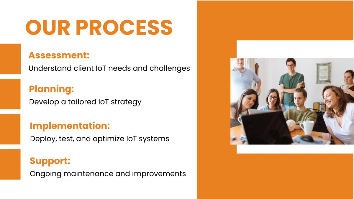 Free IoT Consulting Business Presentation Template to Edit Online