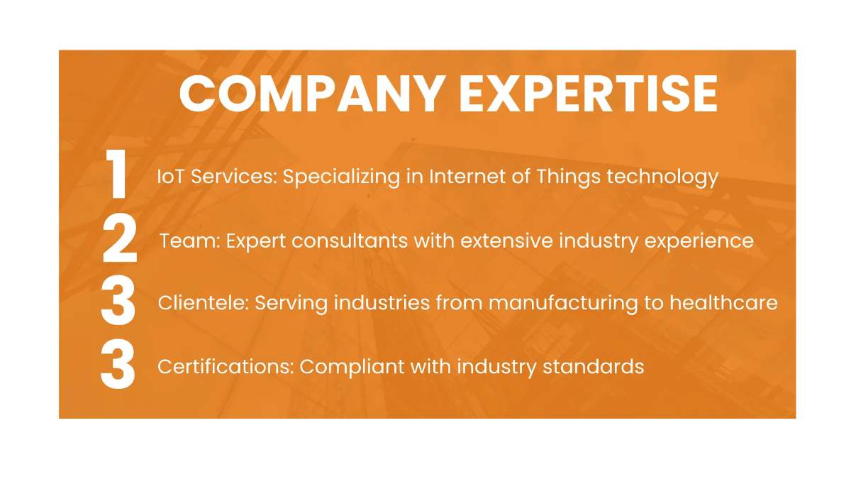 Free IoT Consulting Business Presentation Template to Edit Online