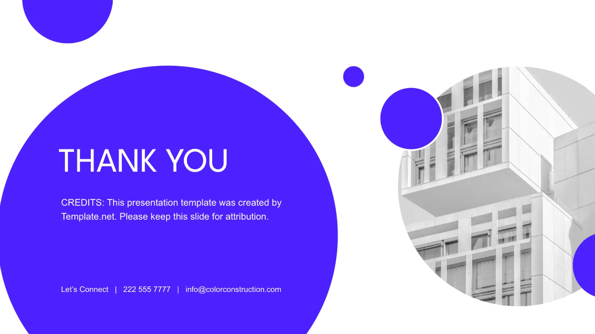 Free For Project Template to Edit Online