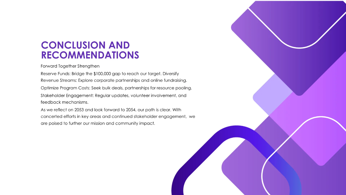 Free Nonprofit Organization Finance Presentation Template to Edit Online