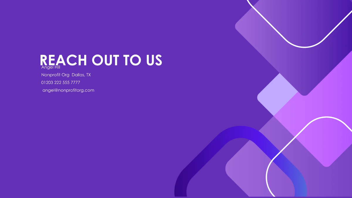 Free Nonprofit Organization Finance Presentation Template to Edit Online