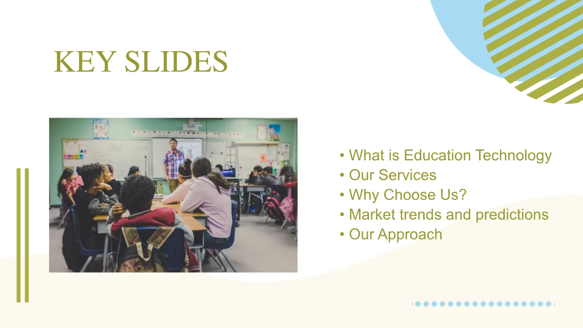 Free IT Education Technology Consulting Business Presentation Template to Edit Online