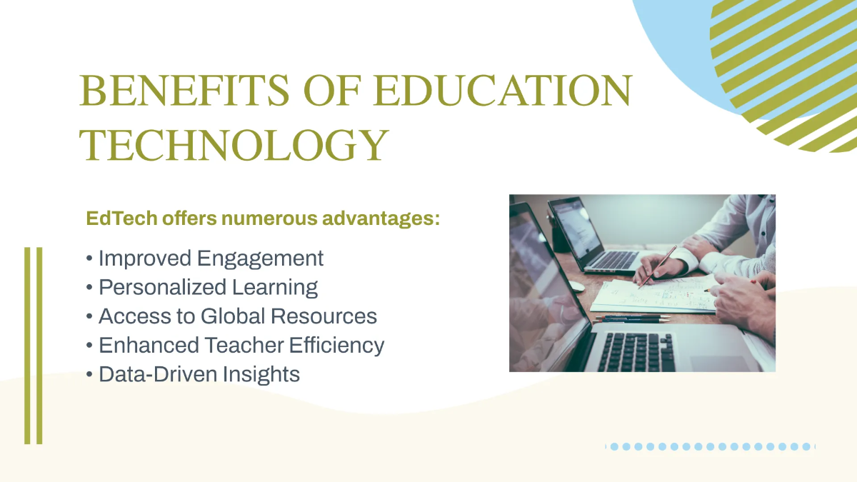 Free IT Education Technology Consulting Business Presentation Template to Edit Online