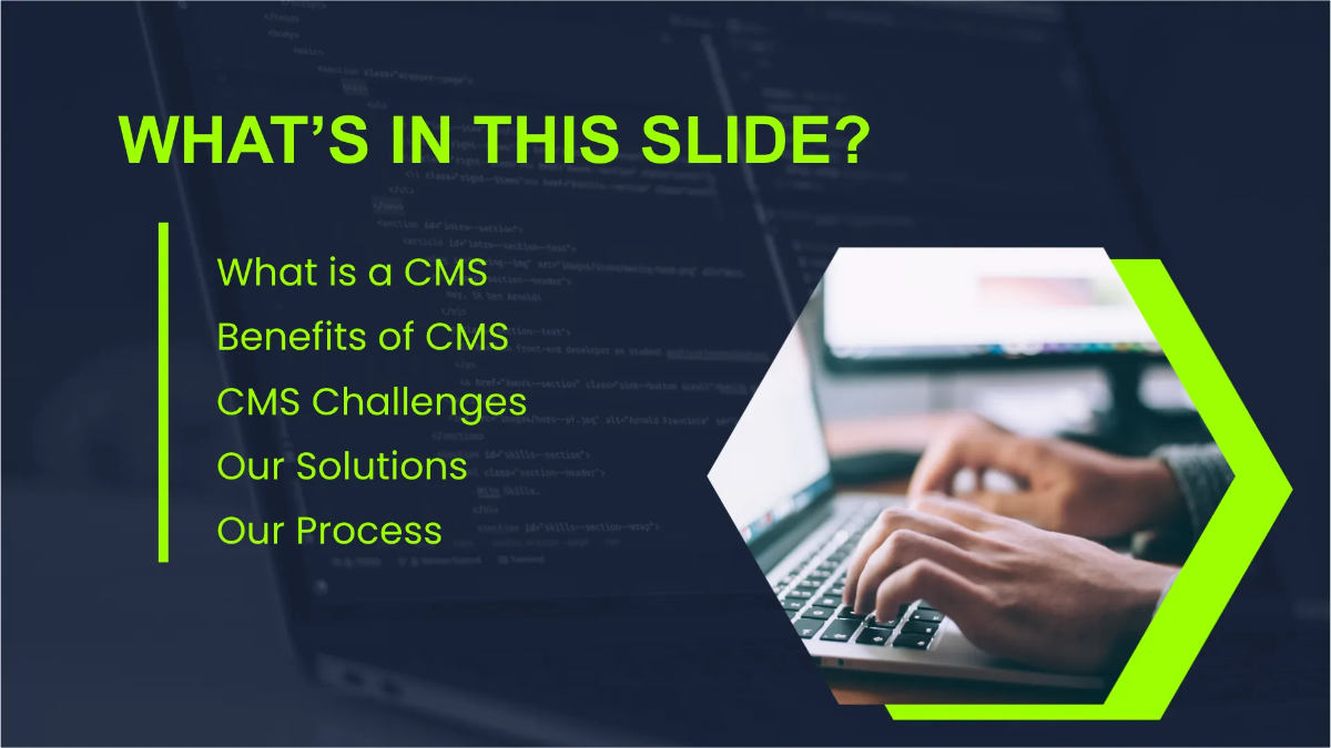 Free IT Content Management Systems (CMS) Consulting Business Presentation Template to Edit Online