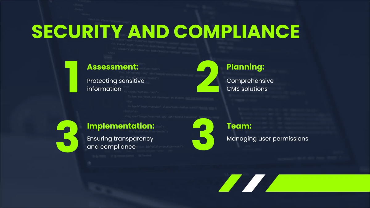 Free IT Content Management Systems (CMS) Consulting Business Presentation Template to Edit Online