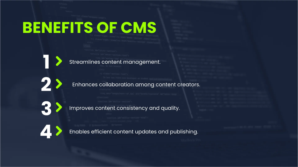 Free IT Content Management Systems (CMS) Consulting Business Presentation Template to Edit Online