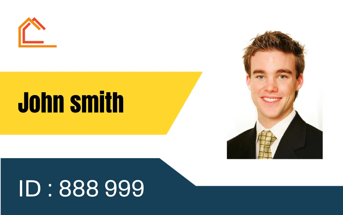 Free Background ID Card Template to Edit Online