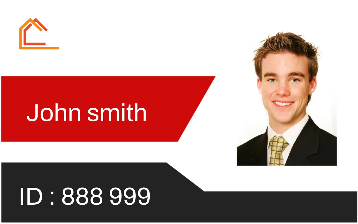 Free Background ID Card Template to Edit Online