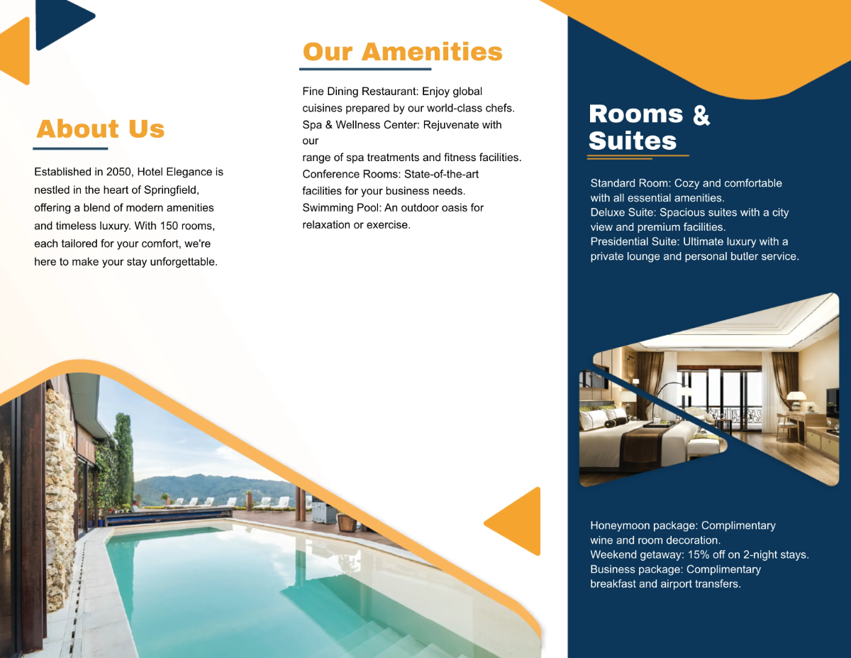 Free Pamphlet Template to Edit Online