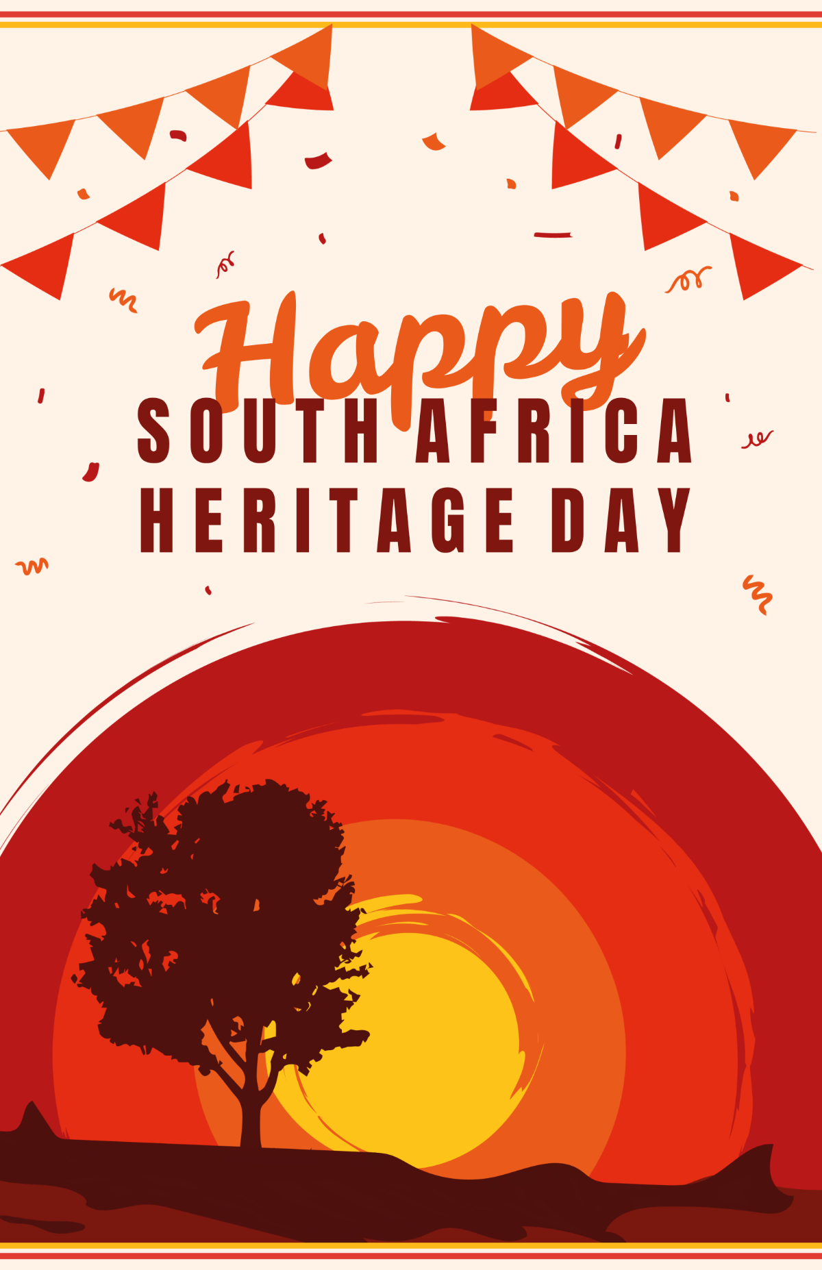 South Africa Heritage Day Poster