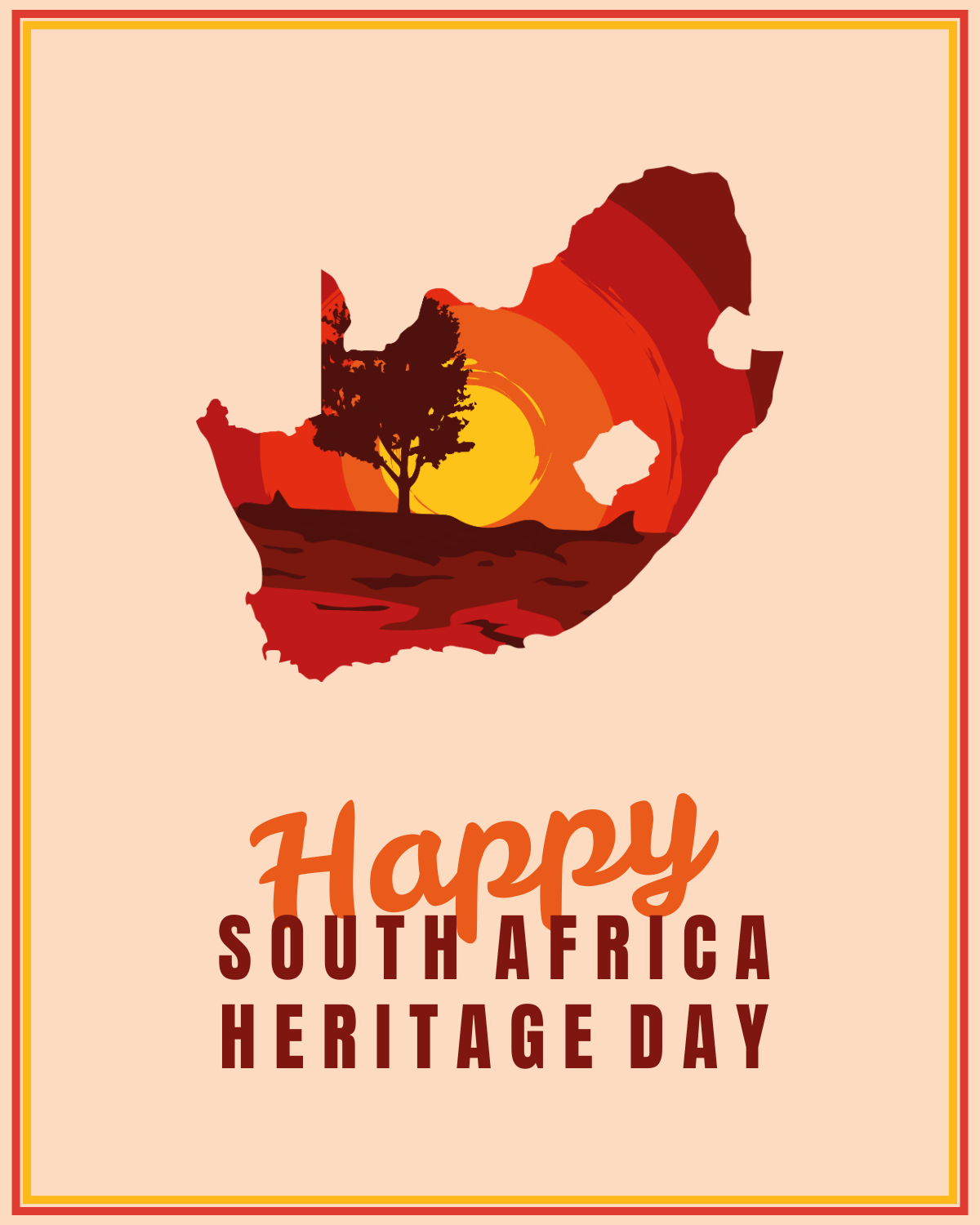 South Africa Heritage Day Facebook Post