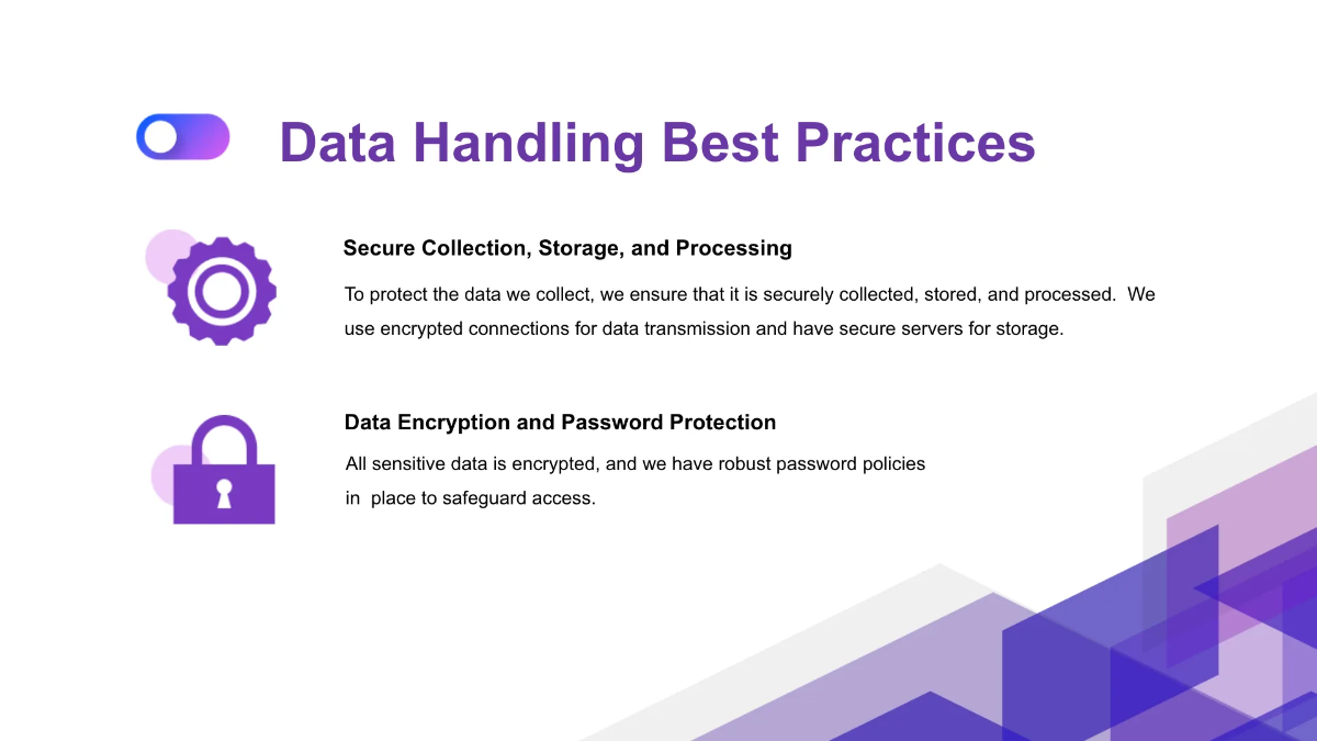 Free Nonprofit Organization Privacy Training Presentation Template to Edit Online