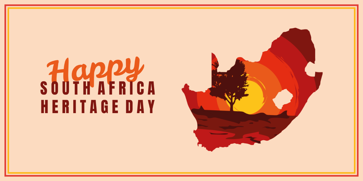South Africa Heritage Day Blog Banner Template