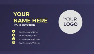 Free COO Business Card Template to Edit Online