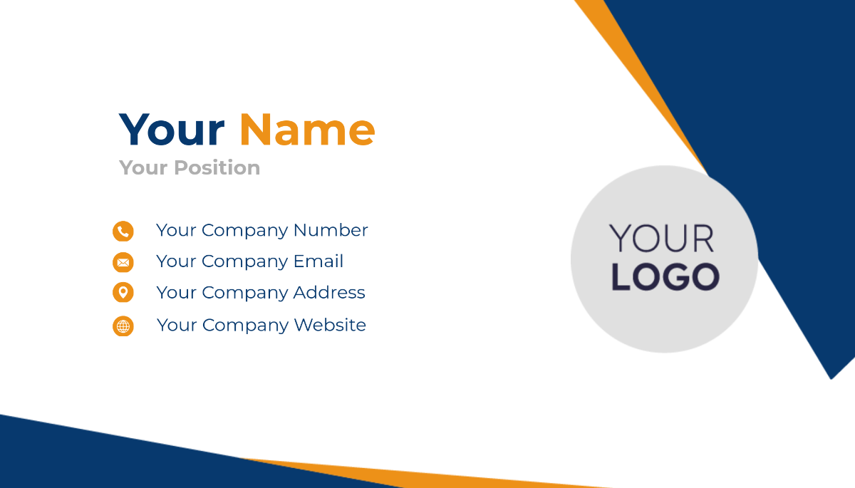 Free HR Manager Business Card Template to Edit Online