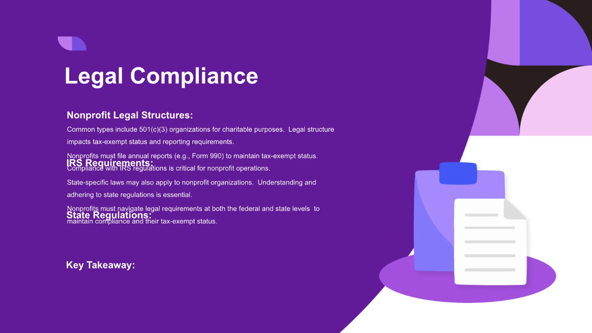 Free Nonprofit Organization Board Training Presentation Template to Edit Online