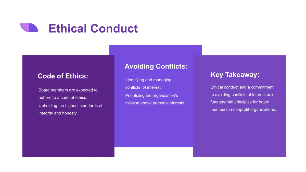 Free Nonprofit Organization Board Training Presentation Template to Edit Online