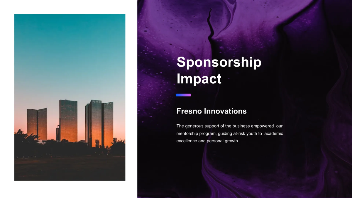 Free Nonprofit Organization Corporate Sponsorship Deck Template to Edit Online