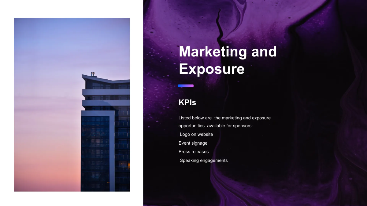 Free Nonprofit Organization Corporate Sponsorship Deck Template to Edit Online