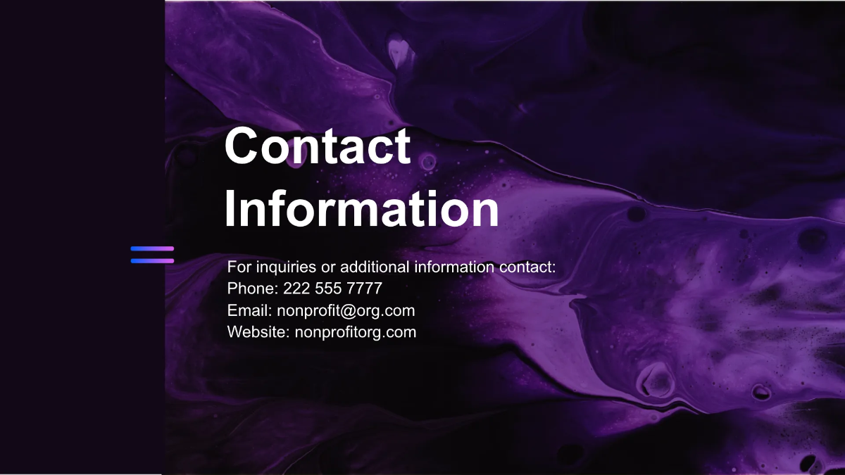 Free Nonprofit Organization Corporate Sponsorship Deck Template to Edit Online