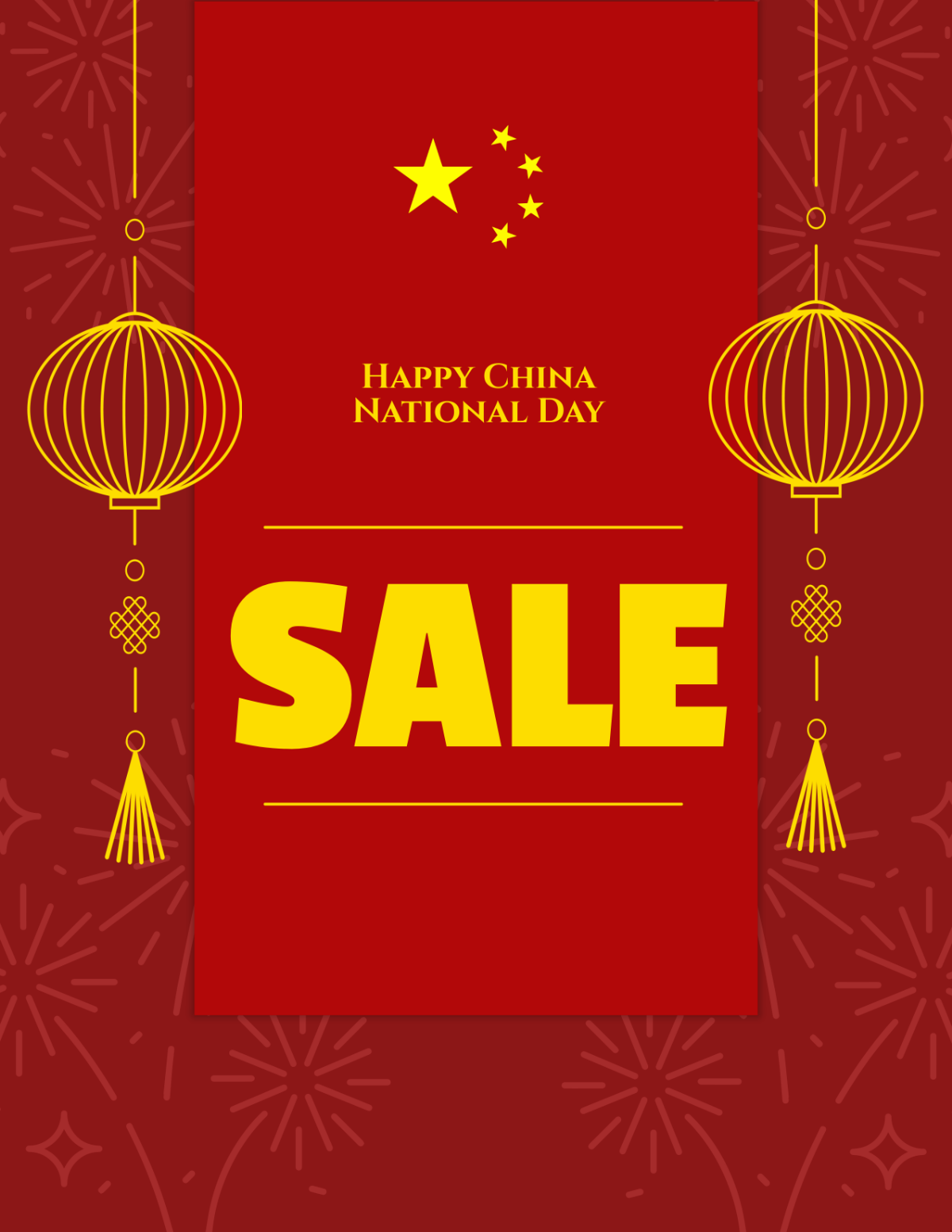 China National Day Sales Flyer