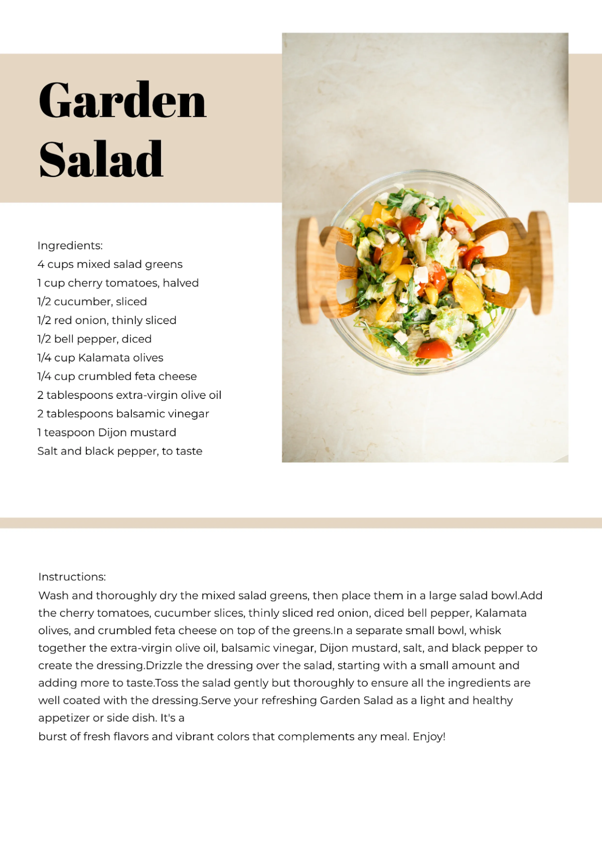 Free Aesthetic Cookbook Template to Edit Online