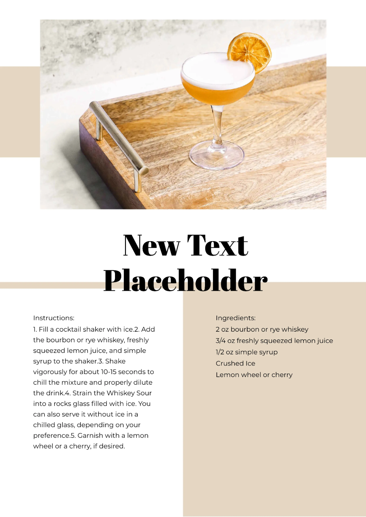 Free Aesthetic Cookbook Template to Edit Online