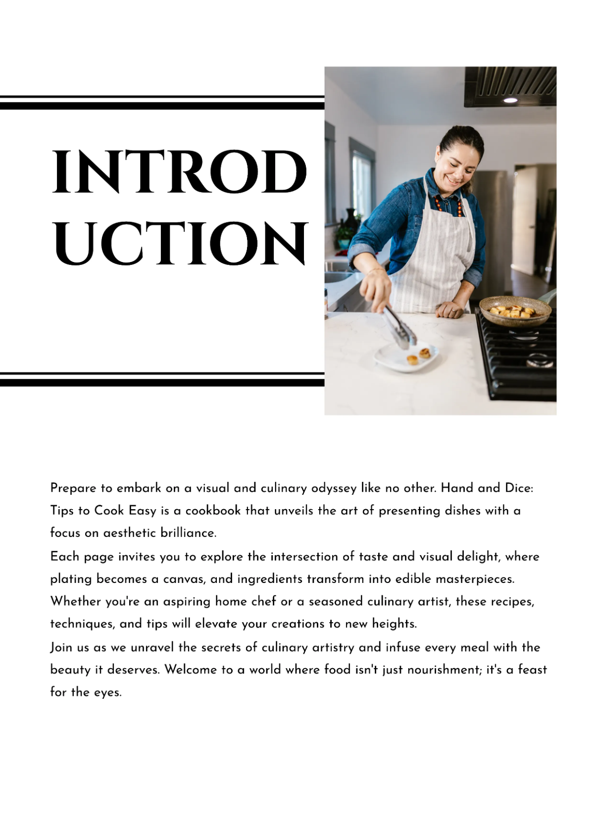 Free Easy Cookbook Template to Edit Online