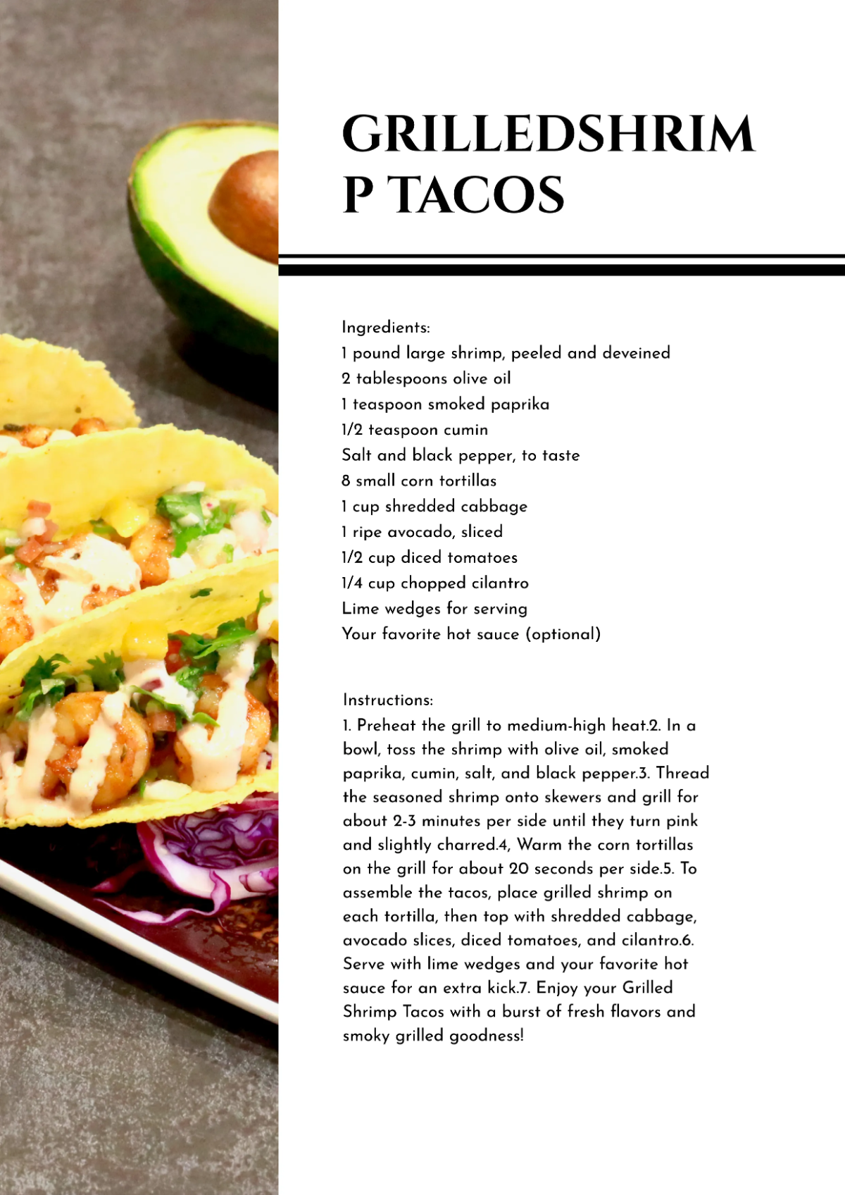 Free Easy Cookbook Template to Edit Online