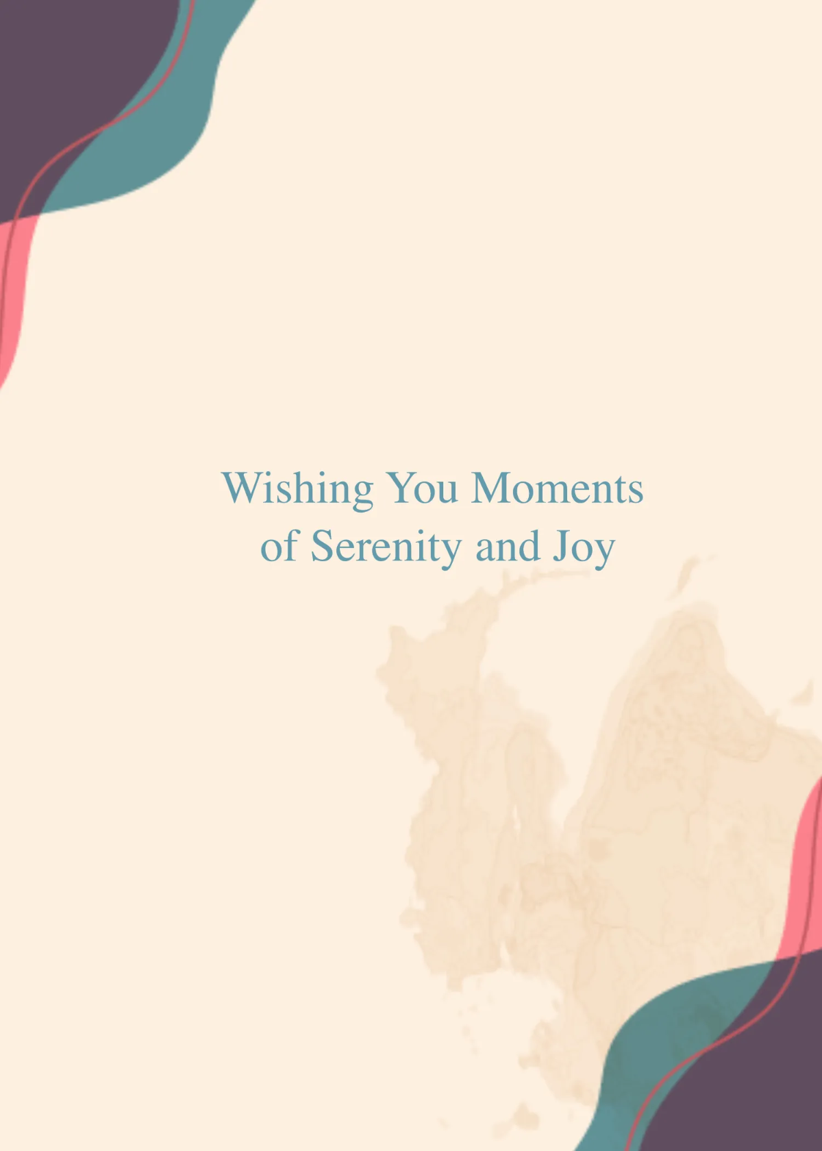 Free Aesthetic Greeting Card Template to Edit Online