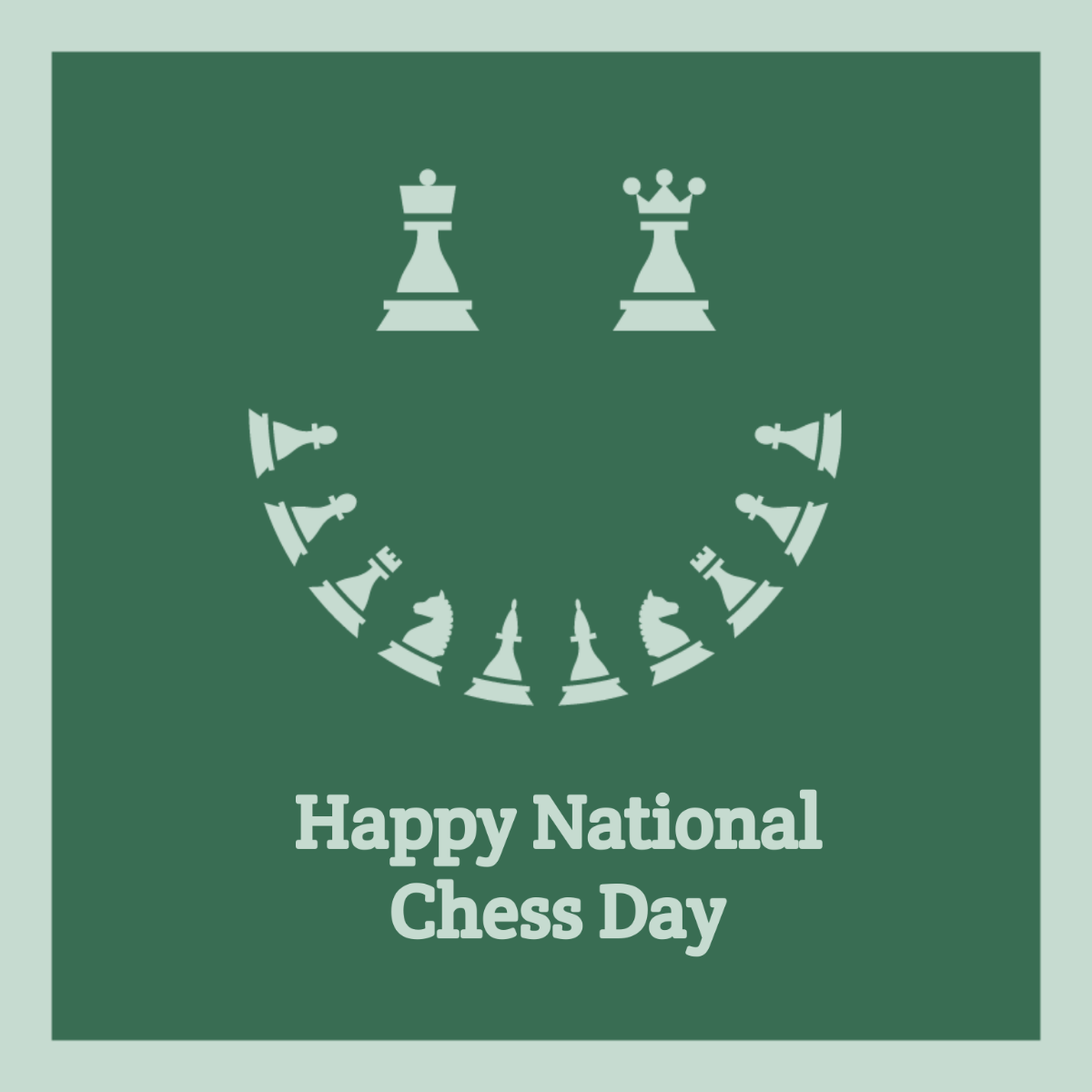 National Chess Day Vector 