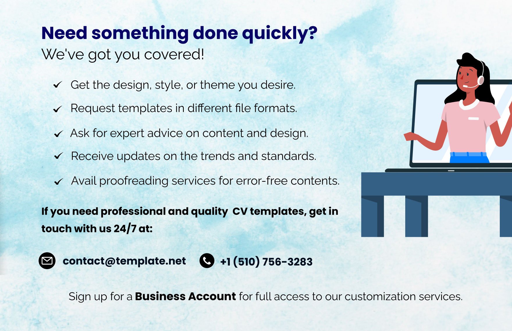 Business Company Profile Tri-fold Brochure Template