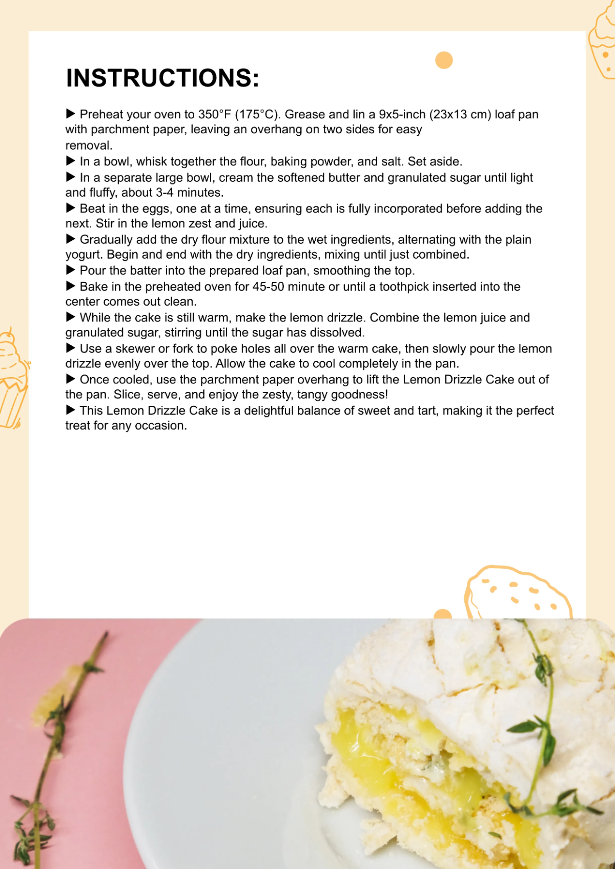 Free Cute Cookbook Template to Edit Online