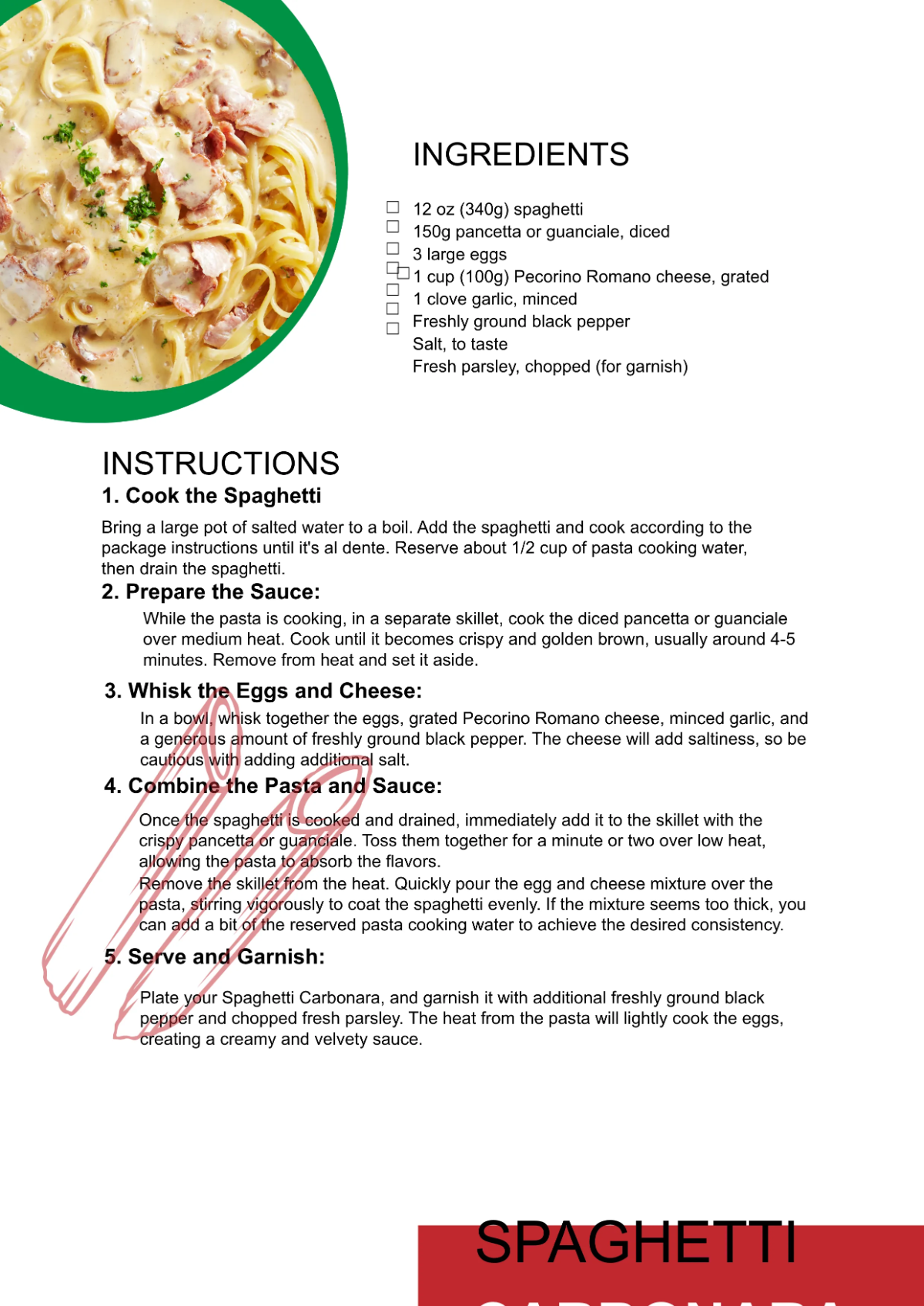 Free Cookbook Template to Edit Online