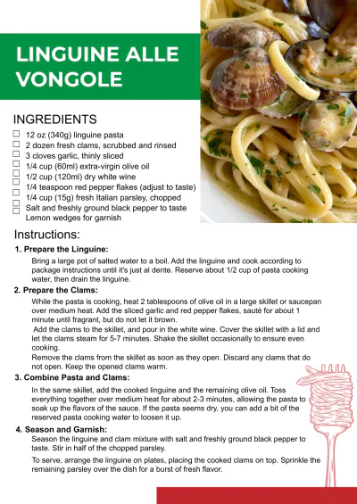 Free Cookbook Template to Edit Online