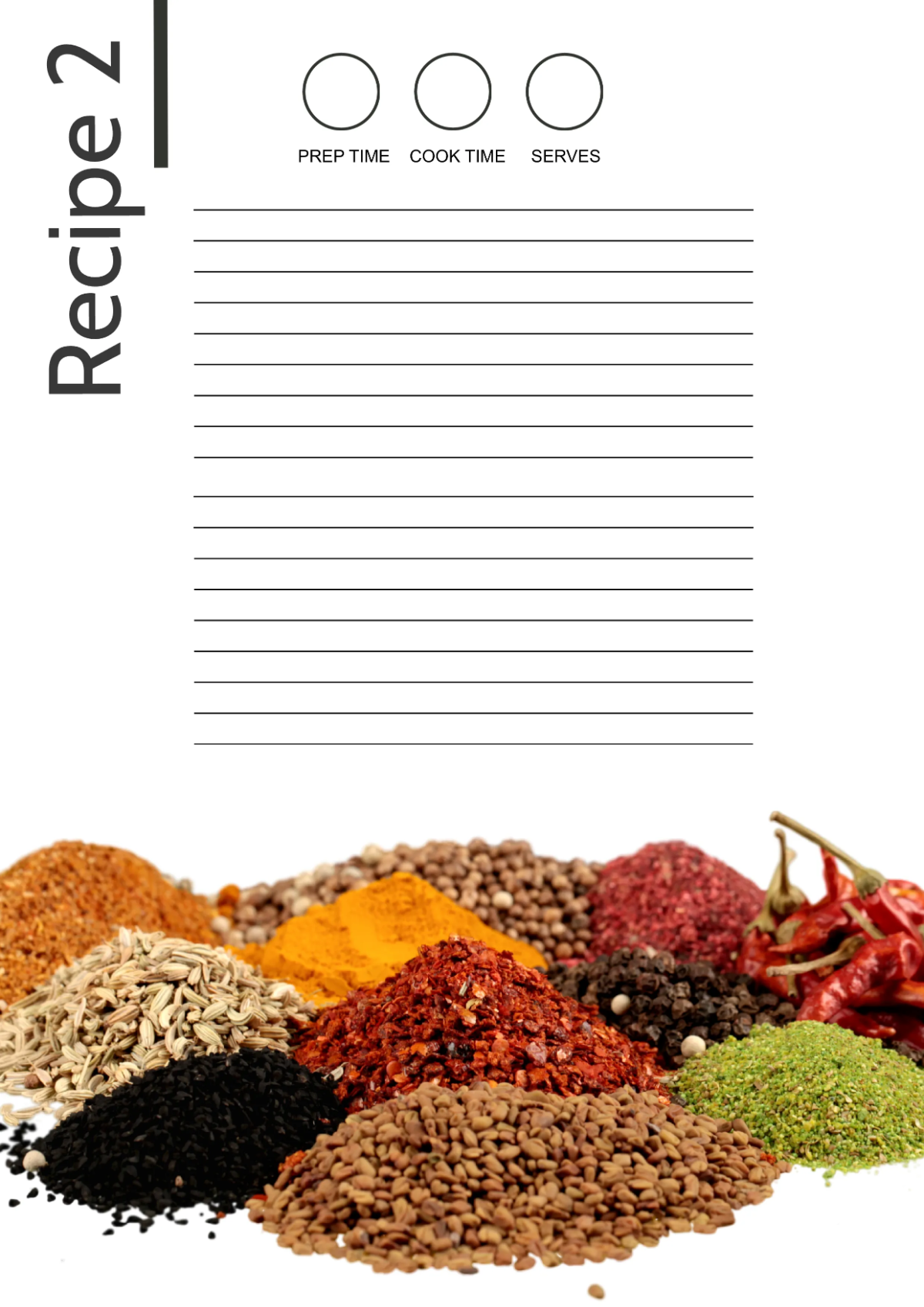 Free Blank Cookbook Template to Edit Online