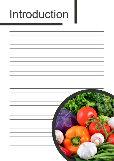 Free Blank Cookbook Template to Edit Online