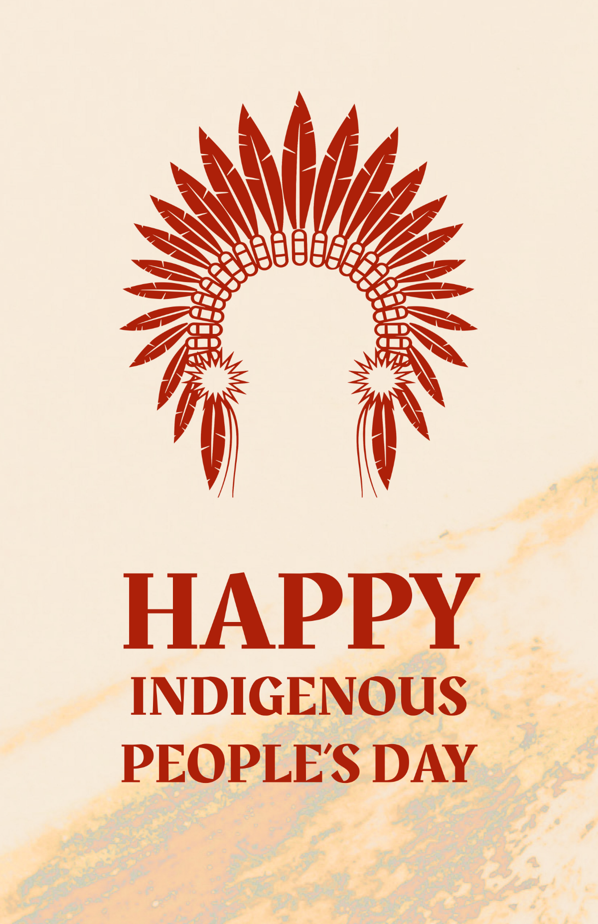 Free Indigenous Peoples' Day Poster Template