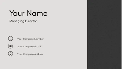 Free Free Simple Business Card Template to Edit Online