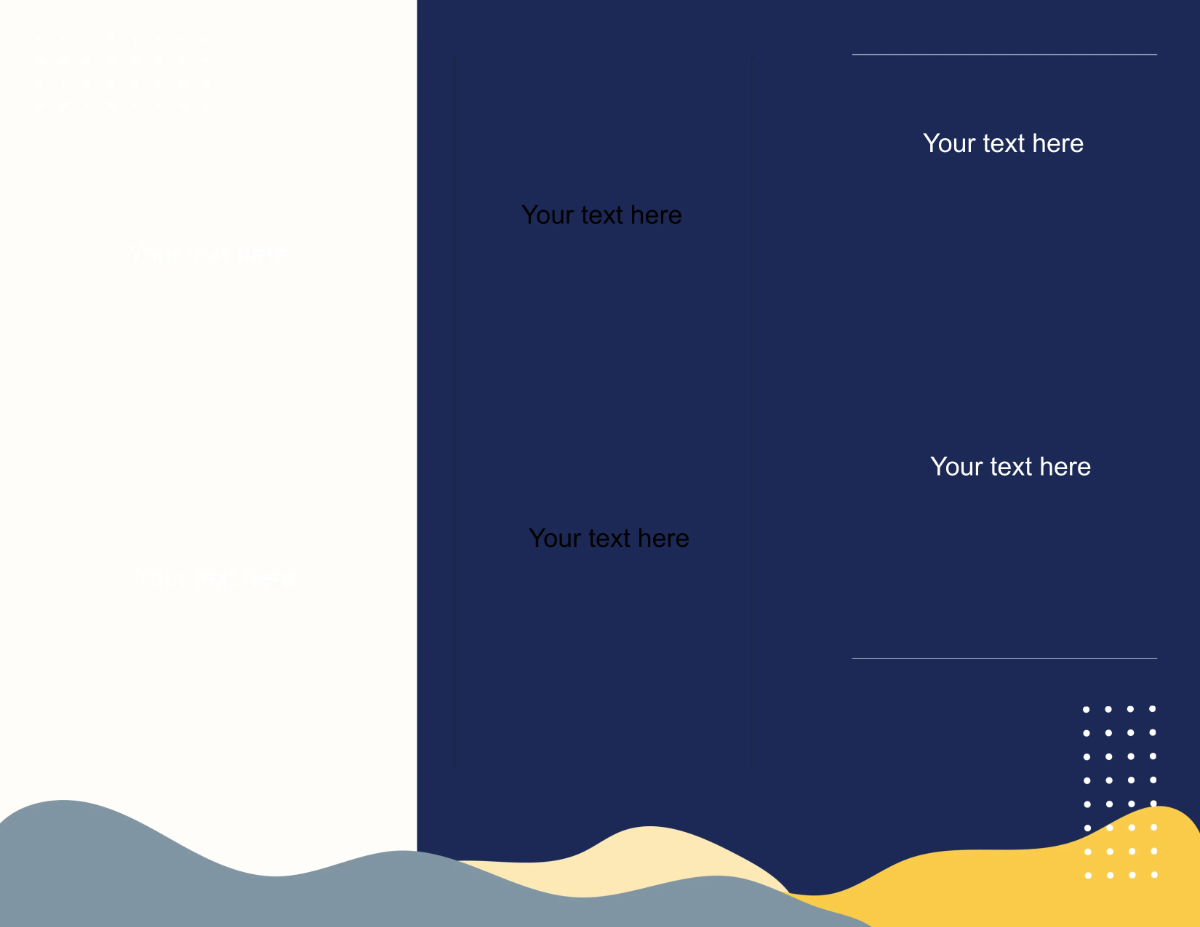 Free Blank Trifold Template to Edit Online