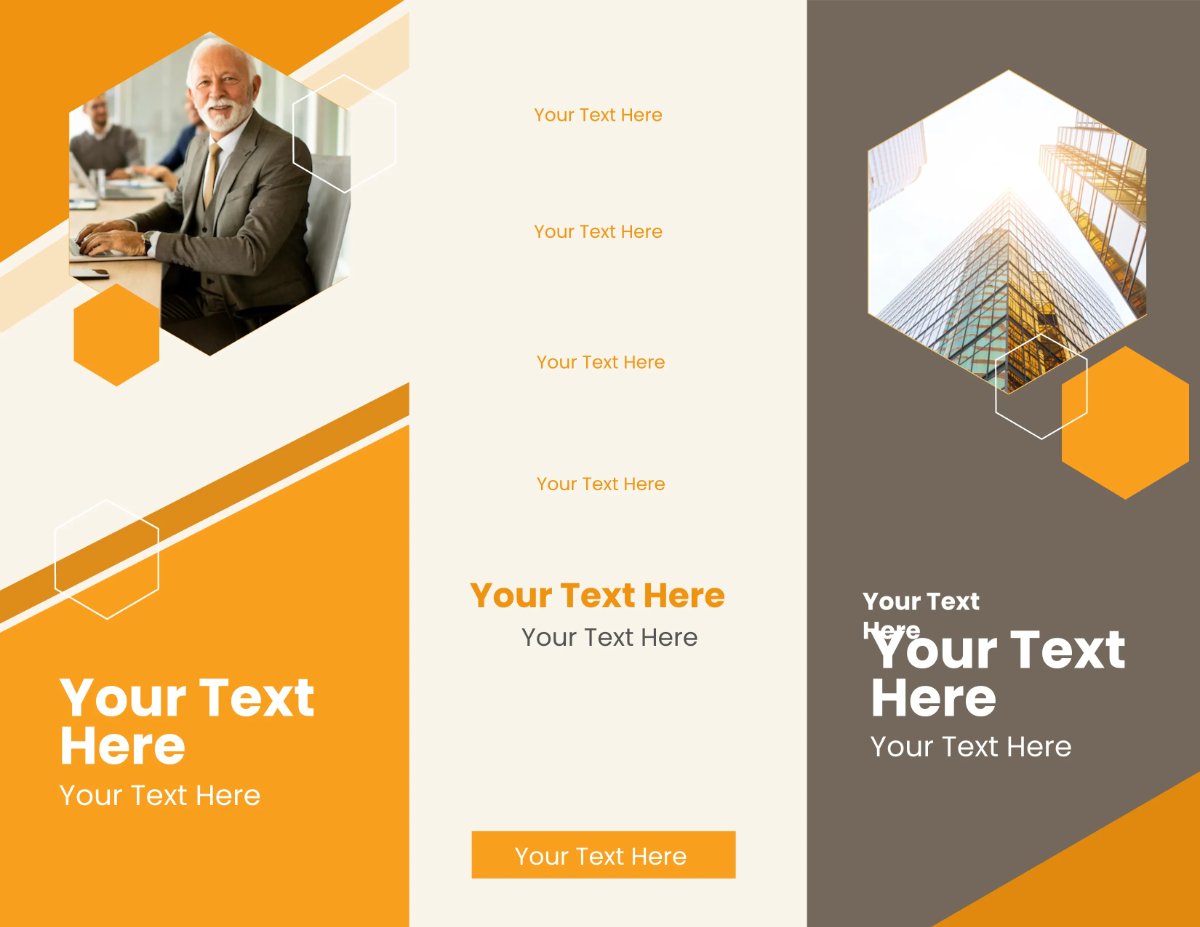 Free Blank Brochure Template to Edit Online