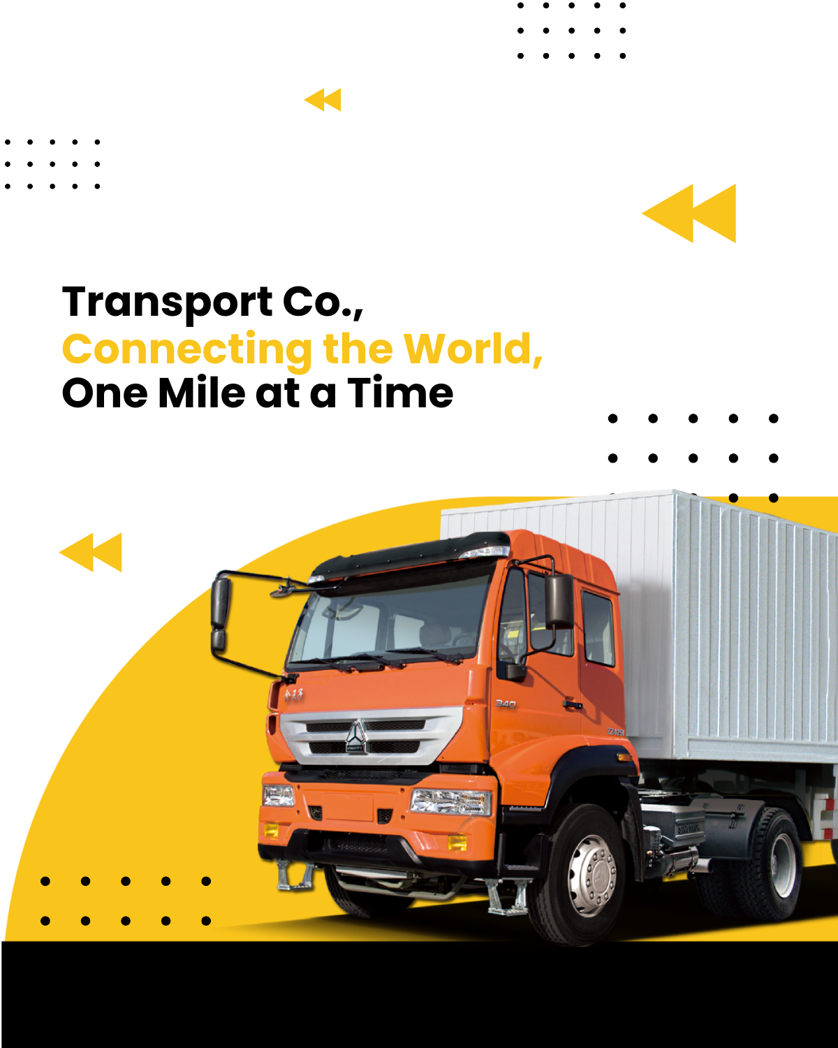 Transport and Logistics Facebook Post Template