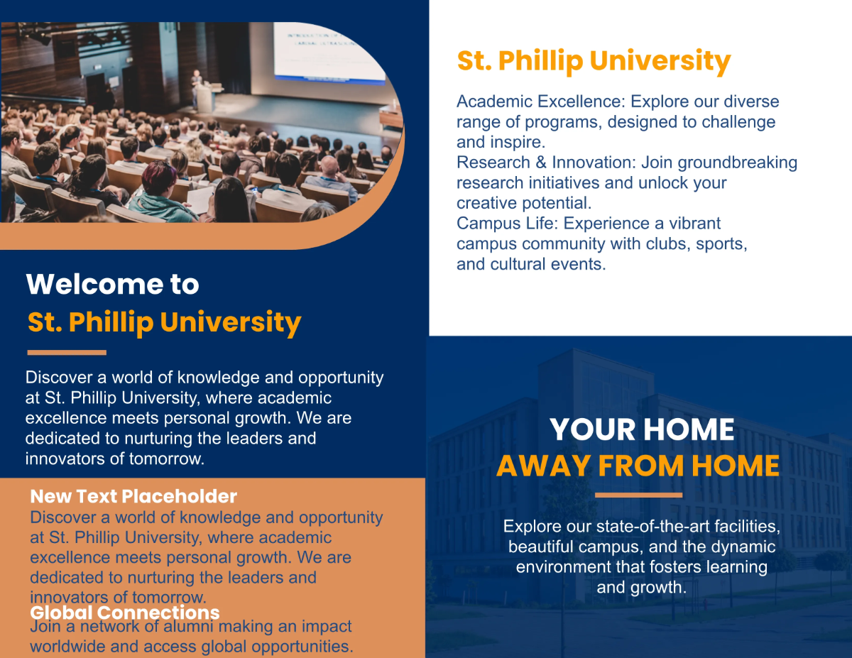 Free Student Brochure Template to Edit Online