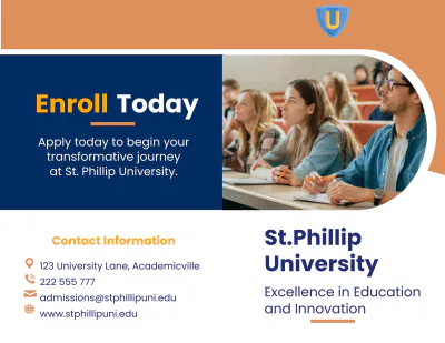 Free Student Brochure Template to Edit Online