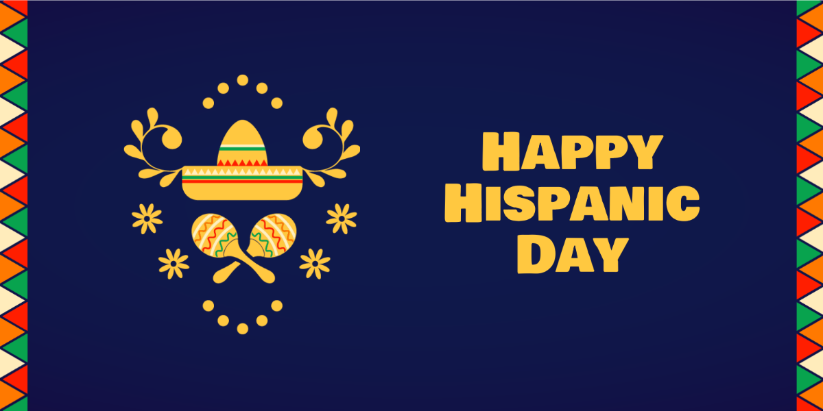Free Hispanic Day Blog Banner Template